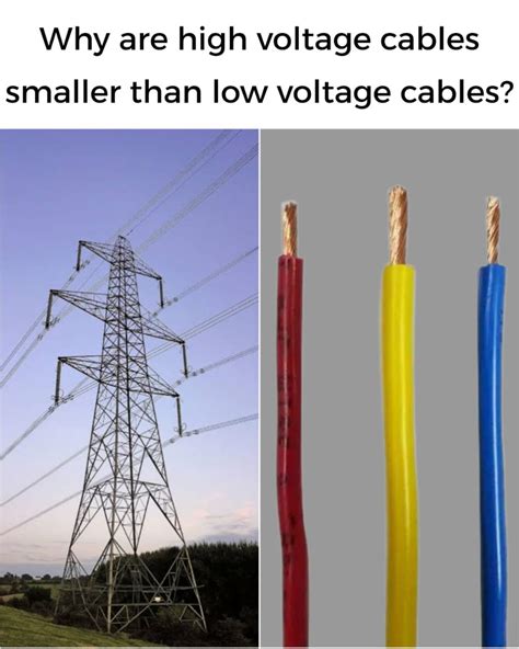 low voltage wire vs high.